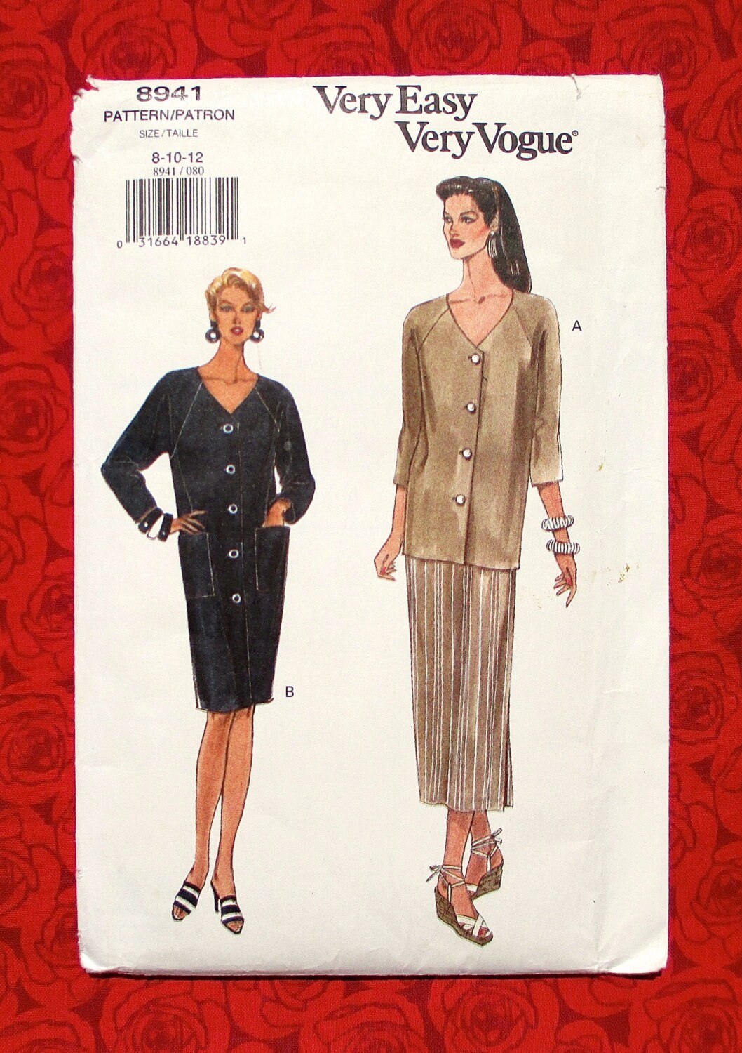 Misses Shirt Top Pants Skirt and Shorts Sportswear Separates Sewing Pattern  Casual Wear Sewing Pattern Sizes 8-10-12 Bust 31.5-34 UNCUT 
