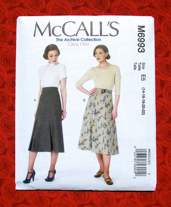 Lot #3 McCALL'S Vintage Sewing Patterns 80's Dresses Skirts Pants Tops ...