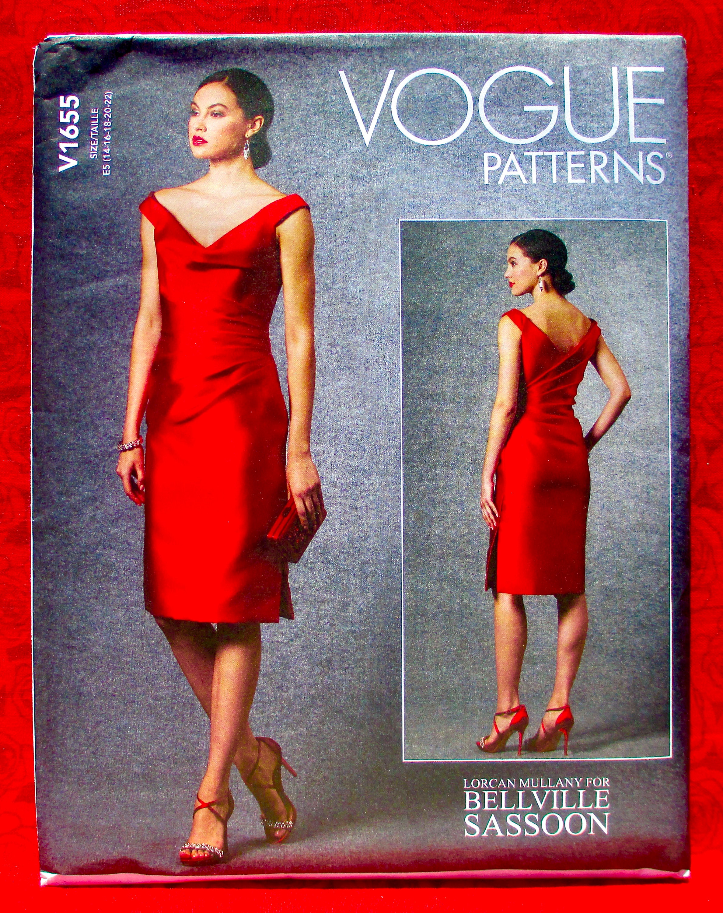 Vogue Sewing Pattern V1655 Fitted 