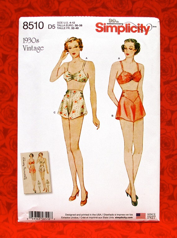 Sewing Patterns for Womens Tops Retro 50s Halter and Bra Pin-up Girl Tops  Simplicity 1426 Size 4 6 8 10 12 or 14 16 18 20 22 NEW UNCUT F/F -   Sweden