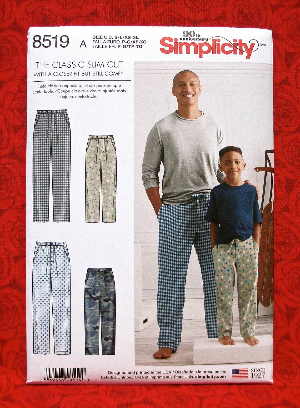Simplicity Sewing Pattern S8519 Slim Fit Lounge Pants - Etsy
