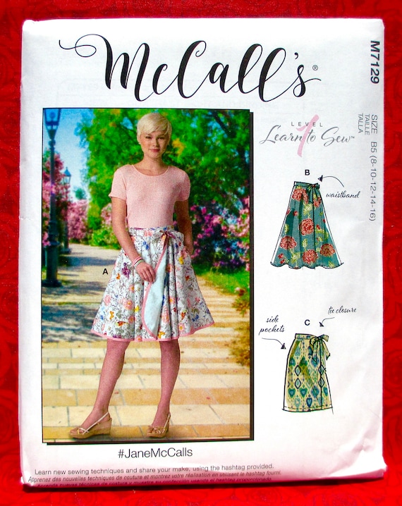 easy wrap around skirt sewing pattern