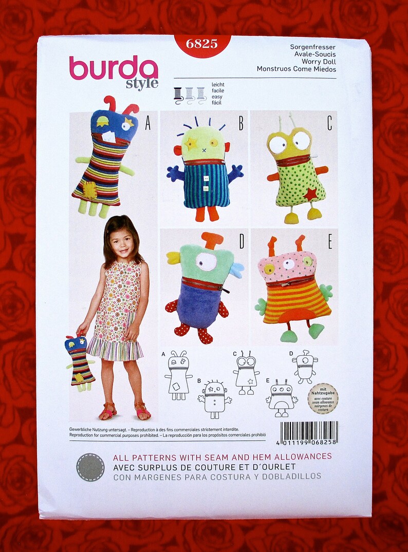 Horse//Unicorn Burda Pattern 6495 Accessories