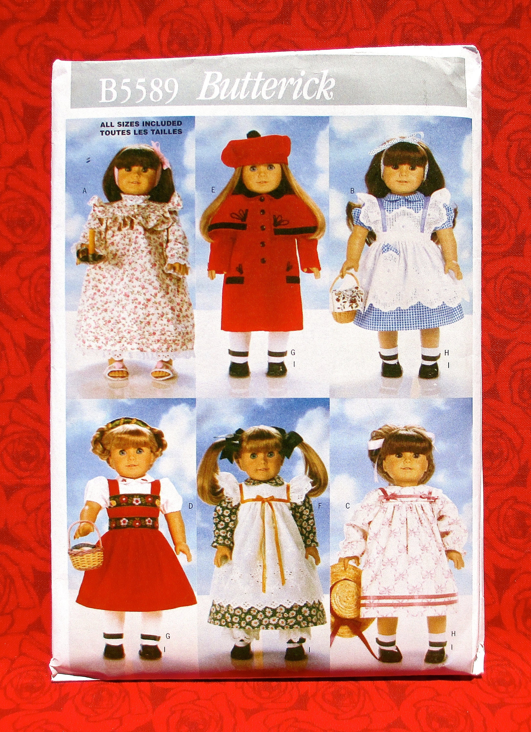 Pattern Sewing Butterick Doll Clothes Girl fits 18" inch Summer Outfits 