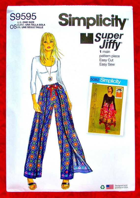 Casual Bandage Stitching Print Flared Pants Casual Bandage Stitching Print Flared Pants