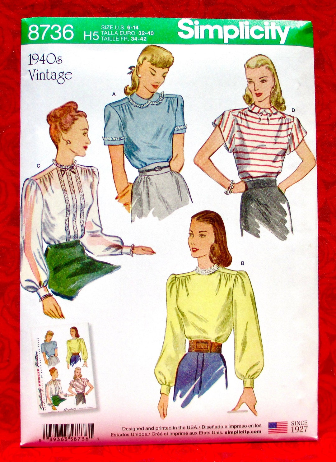トップス vintage geometry high neck cut sew PDF Cut-out Turtleneck Knit Sewing Pattern / XS - XL / 6