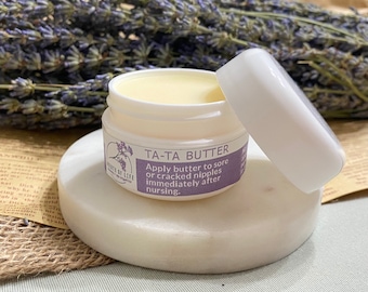 ORGANIC nipple butter | Organic ta-ta butter | nipple cream | nursing cream | cracked nipples | healing salve