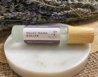 Organic Milky Mama Roller | lactation essential oil | Increase Milk Supply oil | Nursing mom oil | postpartum gift | baby shower gift