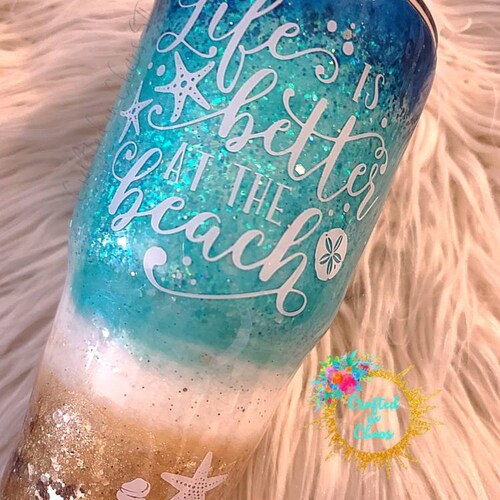 Personalized Beach Vacation Tumbler custom Family Trip Etsy