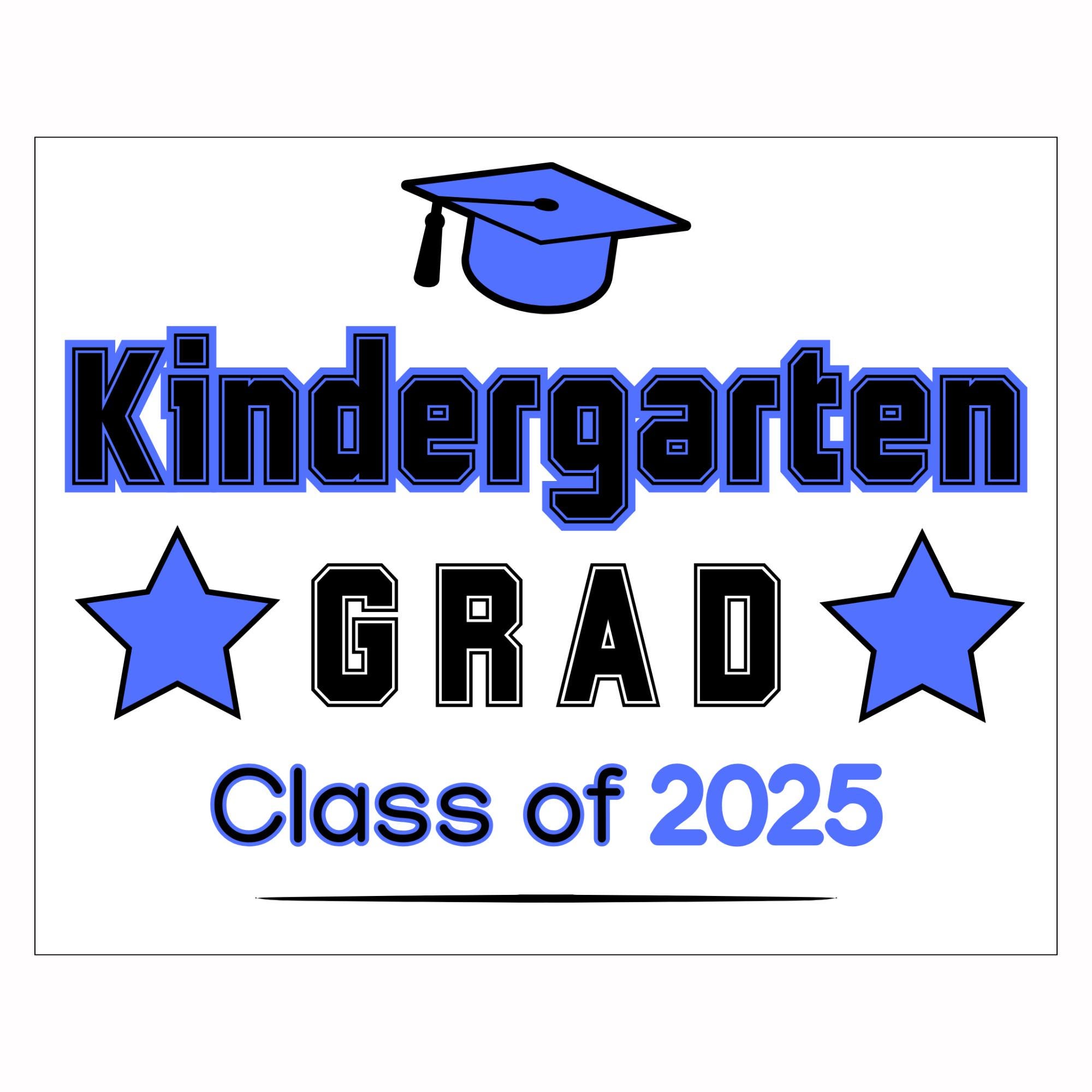 2025 Kindergarten Graduation Backdrop Decorations For
