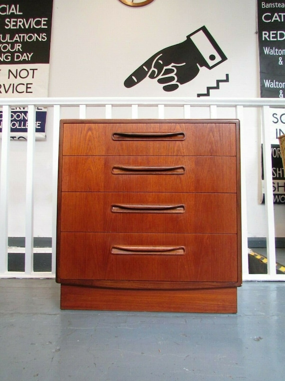 Sold 1960 S G Plan Fresco Chest Of Drawers In Teak Etsy