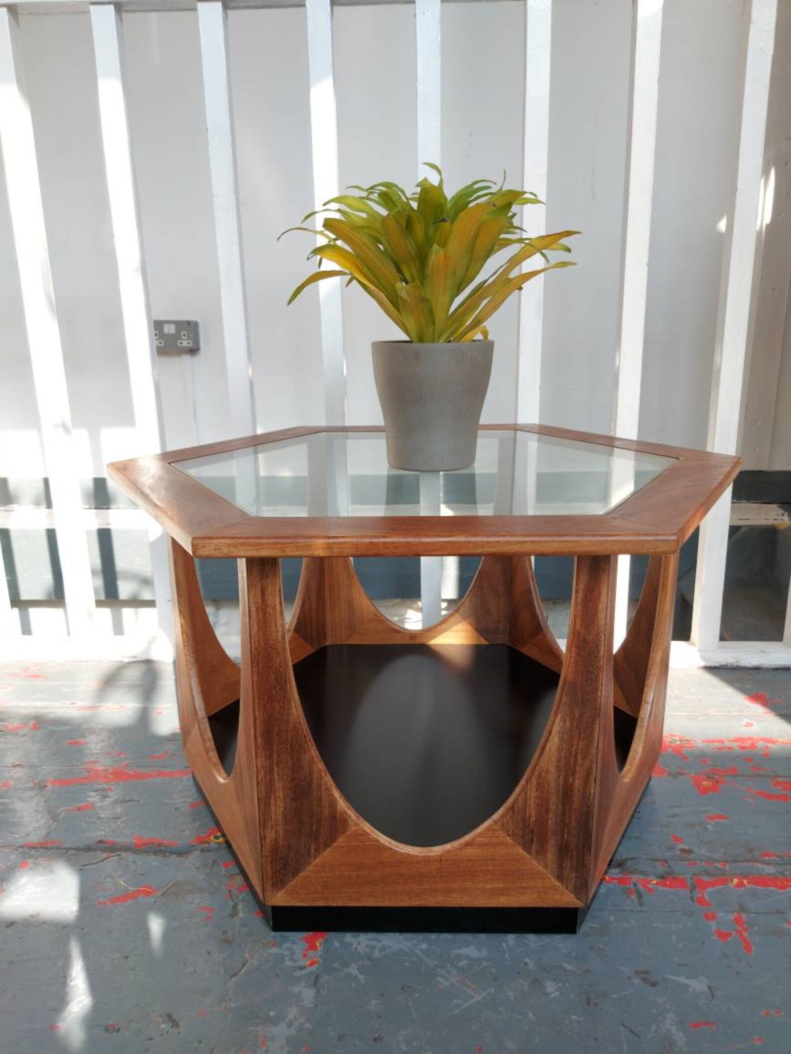 1960's G Plan Hexagon Coffee Table by V B Wilkins. Etsy