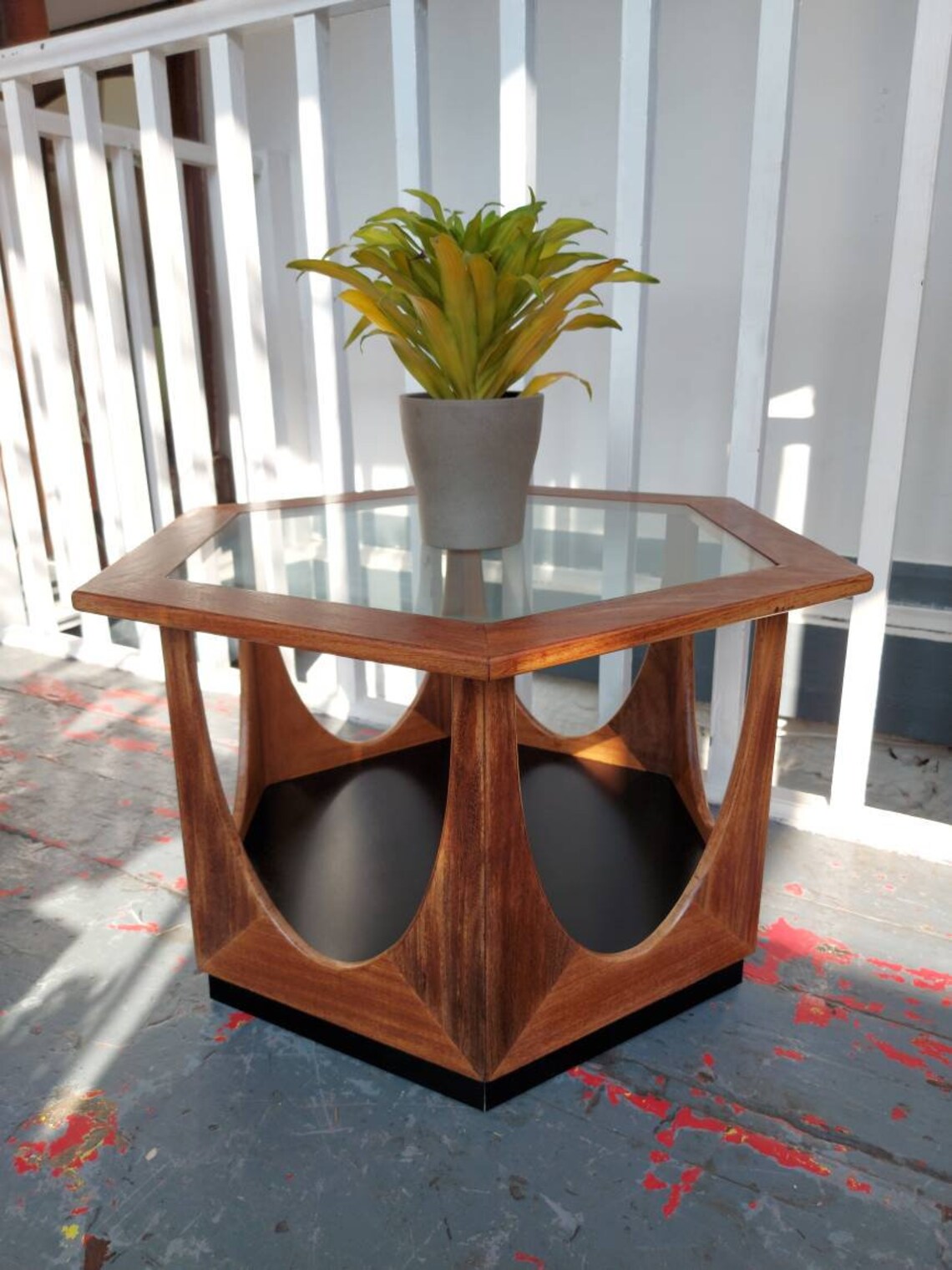 1960's G Plan Hexagon Coffee Table by V B Wilkins. Etsy