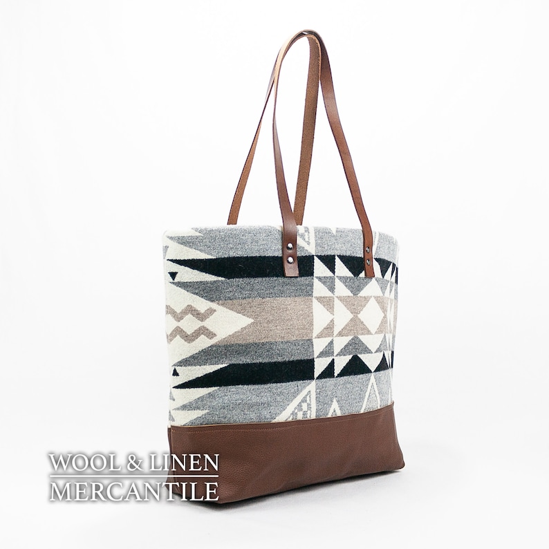 Pendleton and Leather,NEW! Portland Wool Weekender IN STOCK !! Bag made with Pendleton Wool