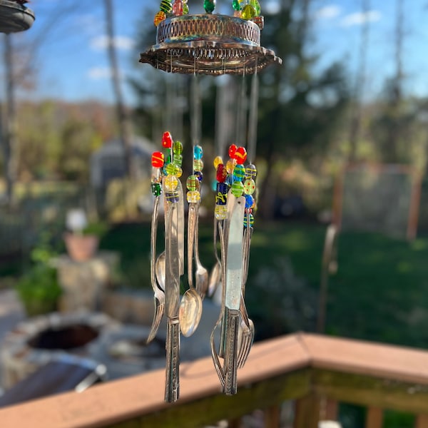 Silverware Wind Chimes Etsy