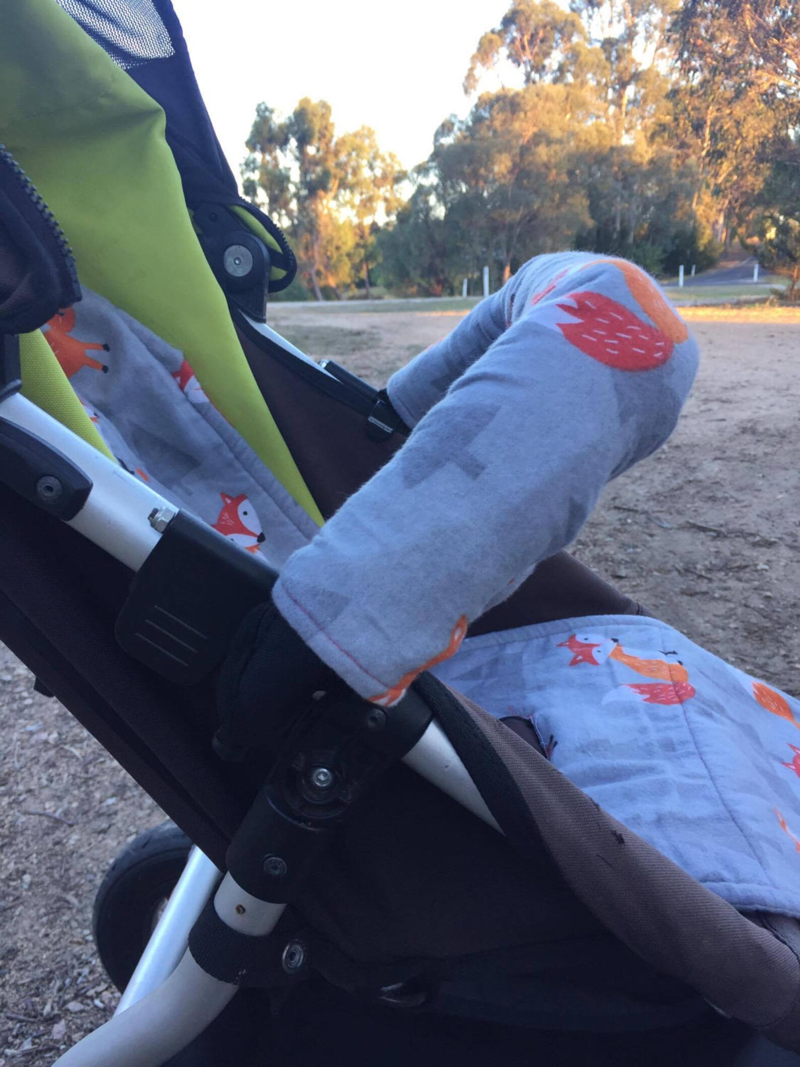 100% Cotton Stroller Liner Pad – Soft Pram & Pushchair Mattress Cover, Multicolored