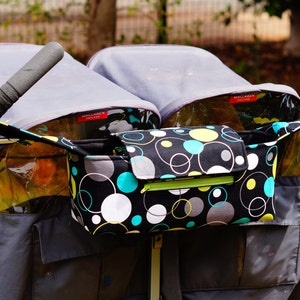 Pram Caddy, Pram Organiser, PDF Sewing pattern, Stroller Caddy, Stroller Organiser, Stroller Bag, Wheelchair Bag, Shopping Trolley Organiser image 10