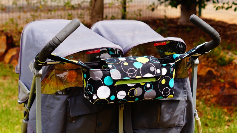 Pram Caddy, Pram Organiser, PDF Sewing pattern, Stroller Caddy, Stroller Organiser, Stroller Bag, Wheelchair Bag, Shopping Trolley Organiser image 10