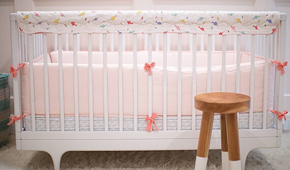 Cot Rail Protector Crib Rail Cover Pdf Sewing Pattern Etsy