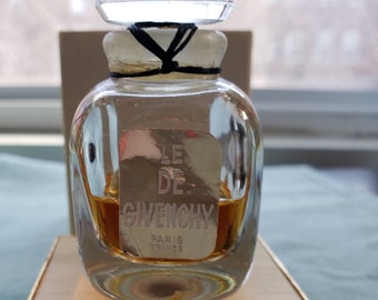 Rare Vintage Le De Givenchy in Original Box - Never Opened - 1/2 oz. Sealed Bottle 1960s