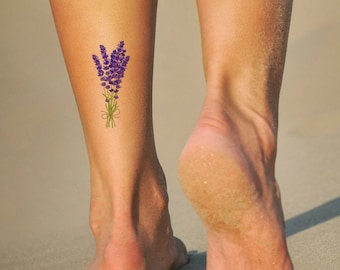 1 or 3  Lavender tattoo Lilac tattoo Flower drawing
