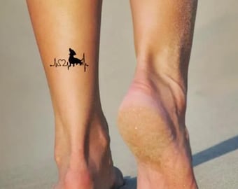 小型ダックスフントのタトゥーシール - 犬好きへのギフト - Etsy