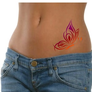 Temporary Tattoo Butterfly Waterproof Ultra Thin Realistic Fake Tattoos