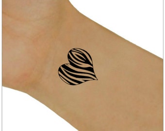 Zebra Tattoo Etsy