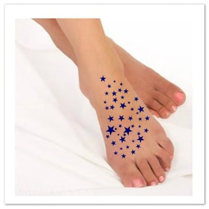 Temporary Tattoo Stars Waterproof Ultra Thin Realistic Fake Tattoos