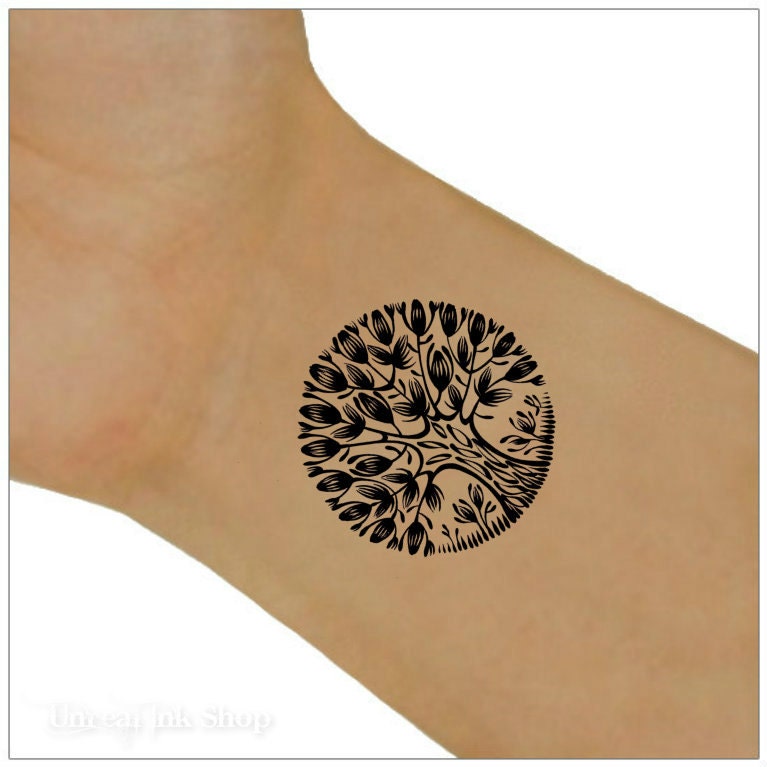 Temporary Tattoo 2 Tree Waterproof Fake Tattoo Thin Durable - Etsy Temporary Tattoo 2 Tree Waterproof Fake Tattoo Thin Durable - Etsy