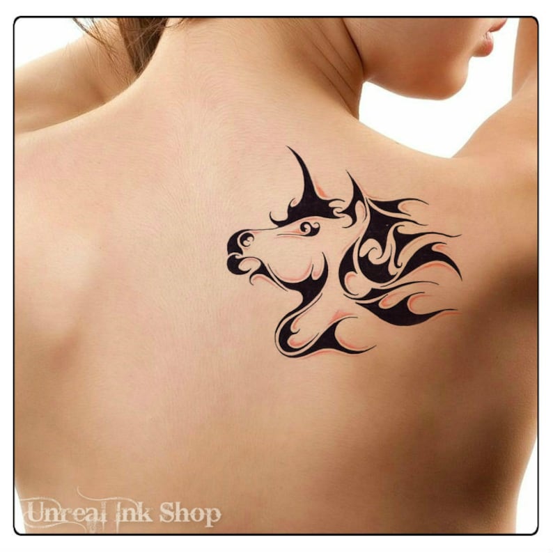 Temporary Tattoo Horse Wrist Fake Tattoo This Durable Waterproof Tattoos image 1