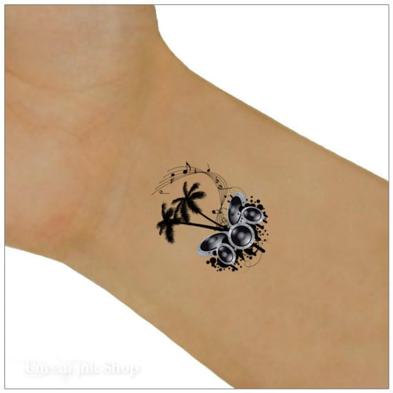 Tatouage Musique Palm Tree 2 Tatouages De Poignet