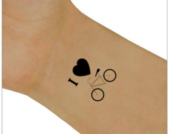 Temporary Tattoo 2 Bike Wrist Tattoos