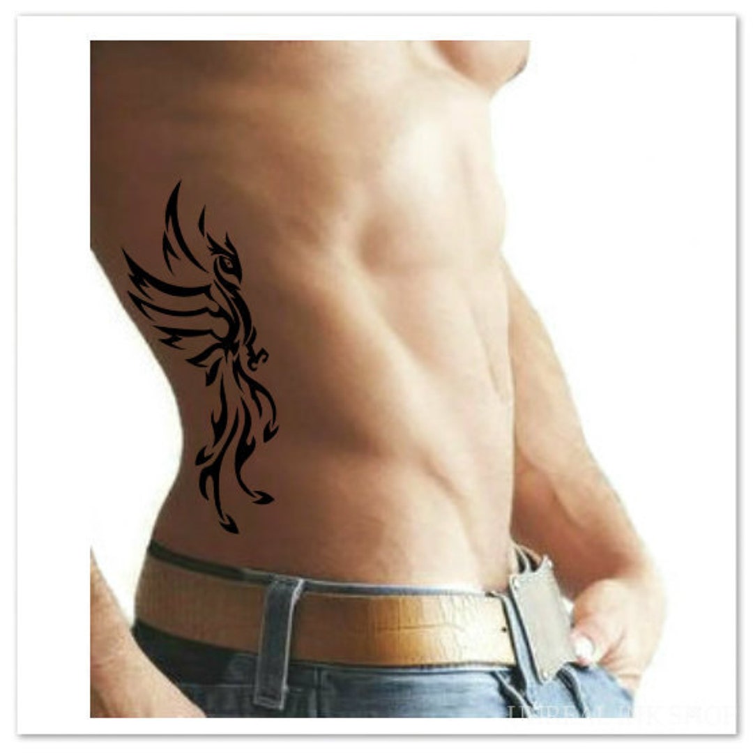 Temporary Tattoo Tribal Phoenix Fake Tattoo - Etsy Temporary Tattoo Tribal Phoenix Fake Tattoo - Etsy