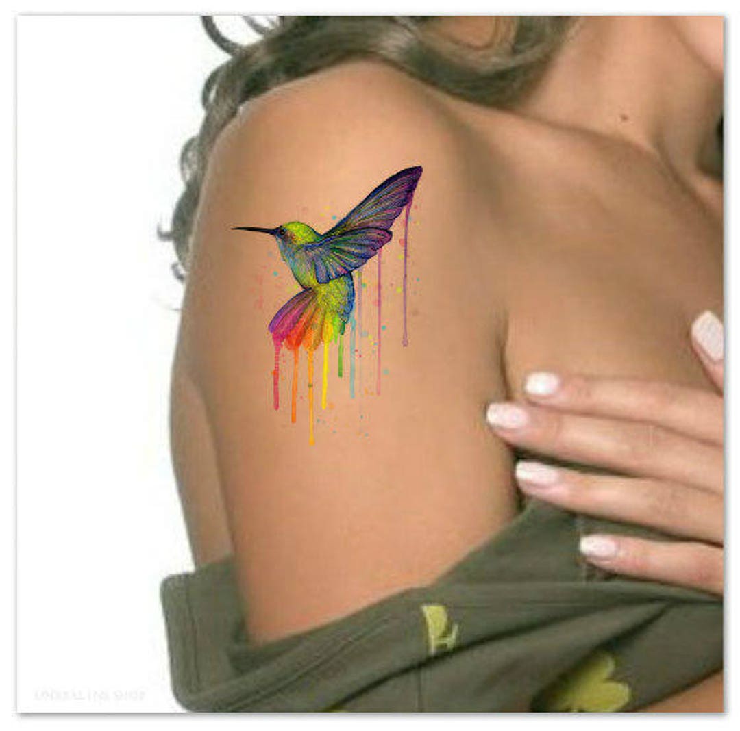 Watercolor Hummingbird by Stina Persson from Tattly Temporary Tattoos –  Tattly Temporary Tattoos & Stickers