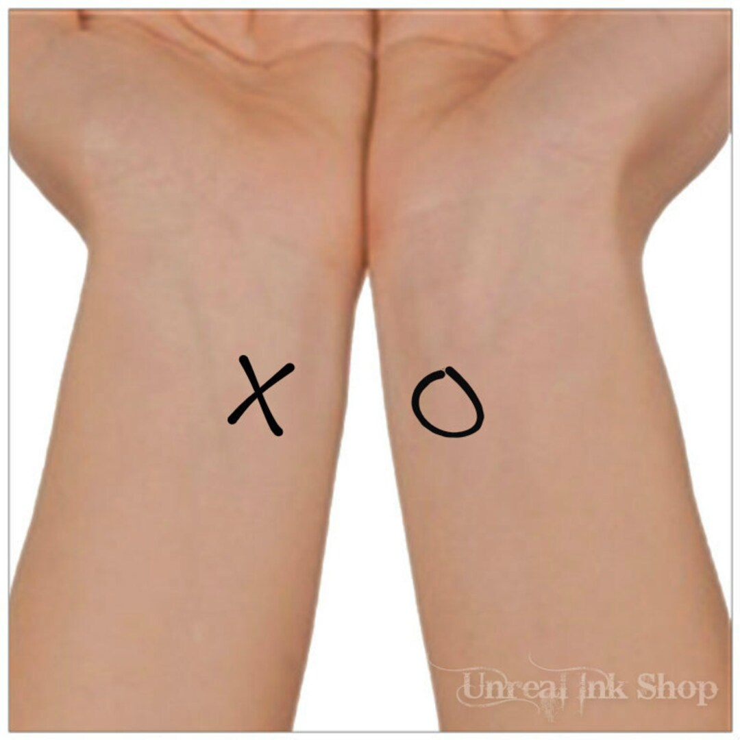 Temporary Tattoo XO Tattoo Ultra Thin Fake Tattoo Waterproof Etsy