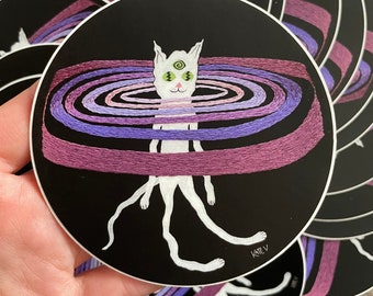 Space Cat sticker