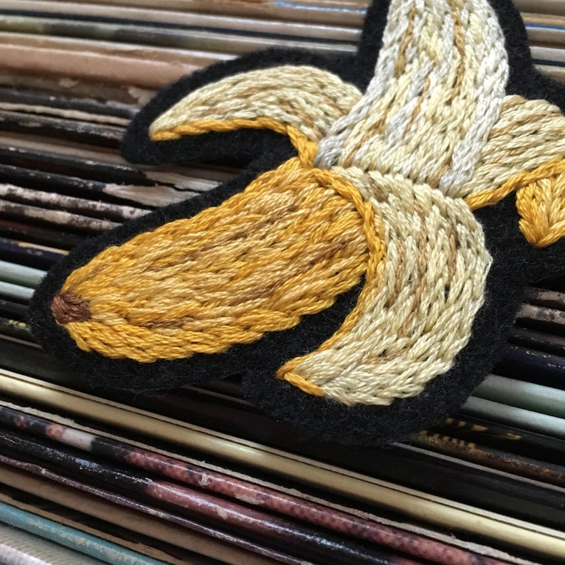 A-Peeling Banana sew-on patch