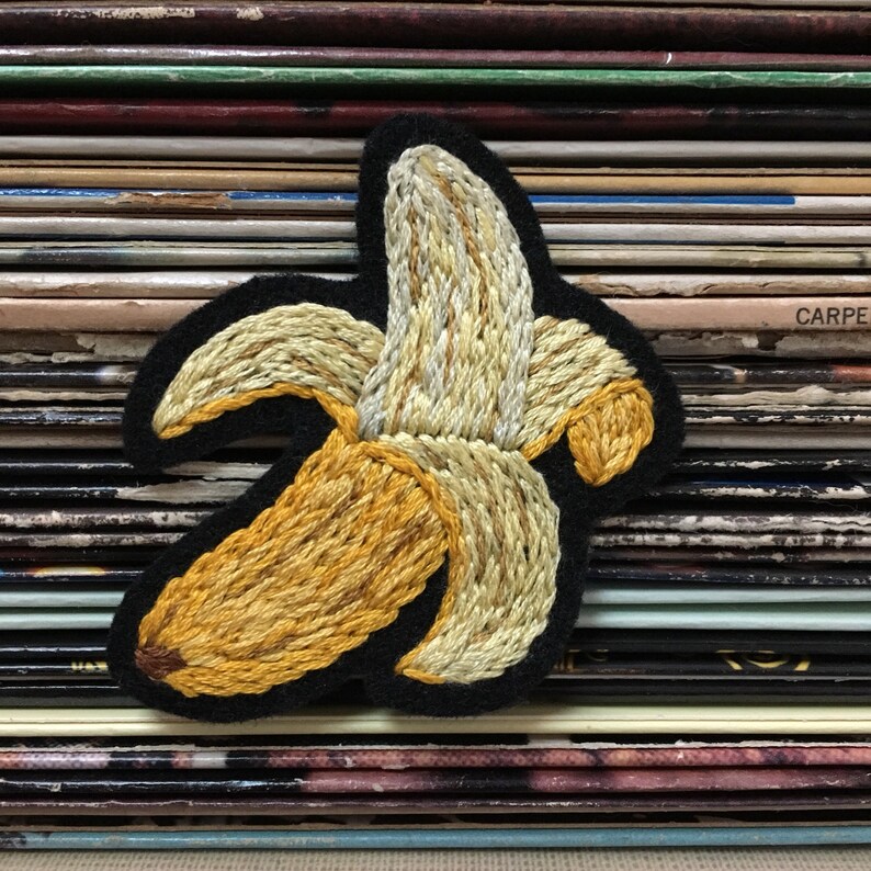 A-Peeling Banana sew-on patch