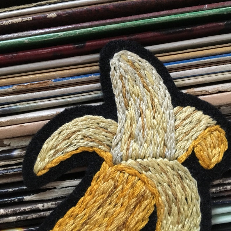 A-Peeling Banana sew-on patch