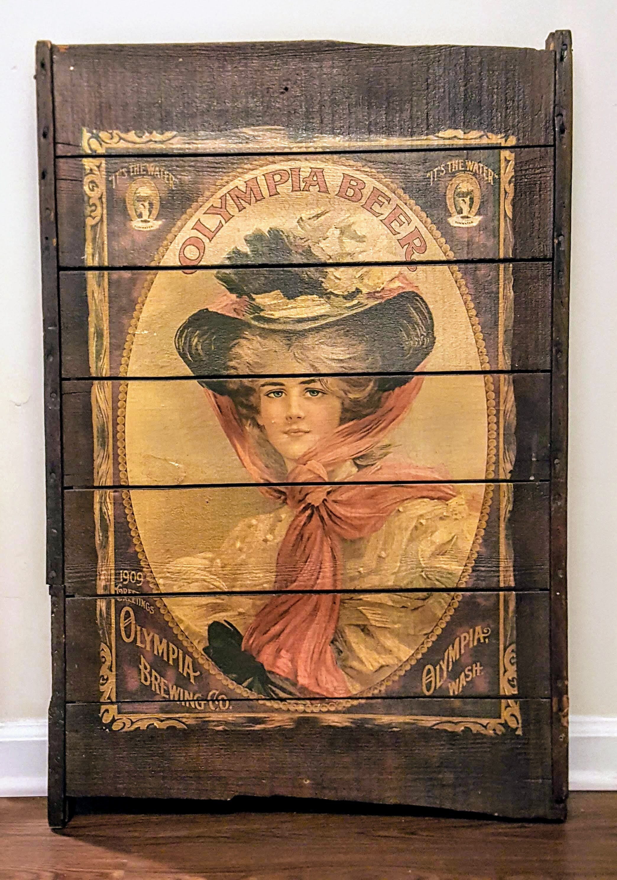 Olympia beer sign