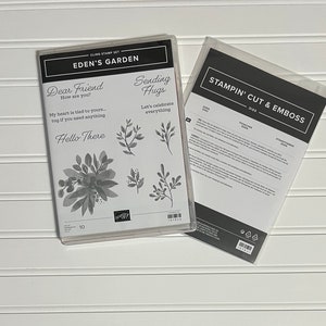 Eden’s Garden stamp set and Eden dies. Retired Stampin Up! Stamp set and dies. New!