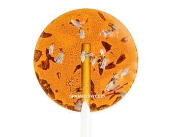 Honey Lavender Tea Handcrafted Lollipops, with Organic Honey and Organic Lavender, No Artificial Flavors and No Corn Syrup by Sparko Sweets