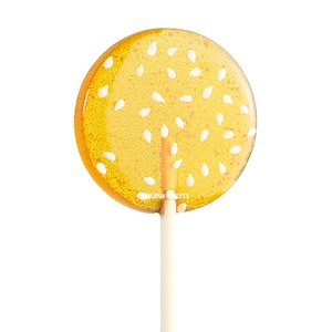 All Natural Honey Sesame Lollipops, Local Pure Honey, No Artificial Flavors, No Corn Syrup, Kosher, Sparko Sweets - Cough Remedy