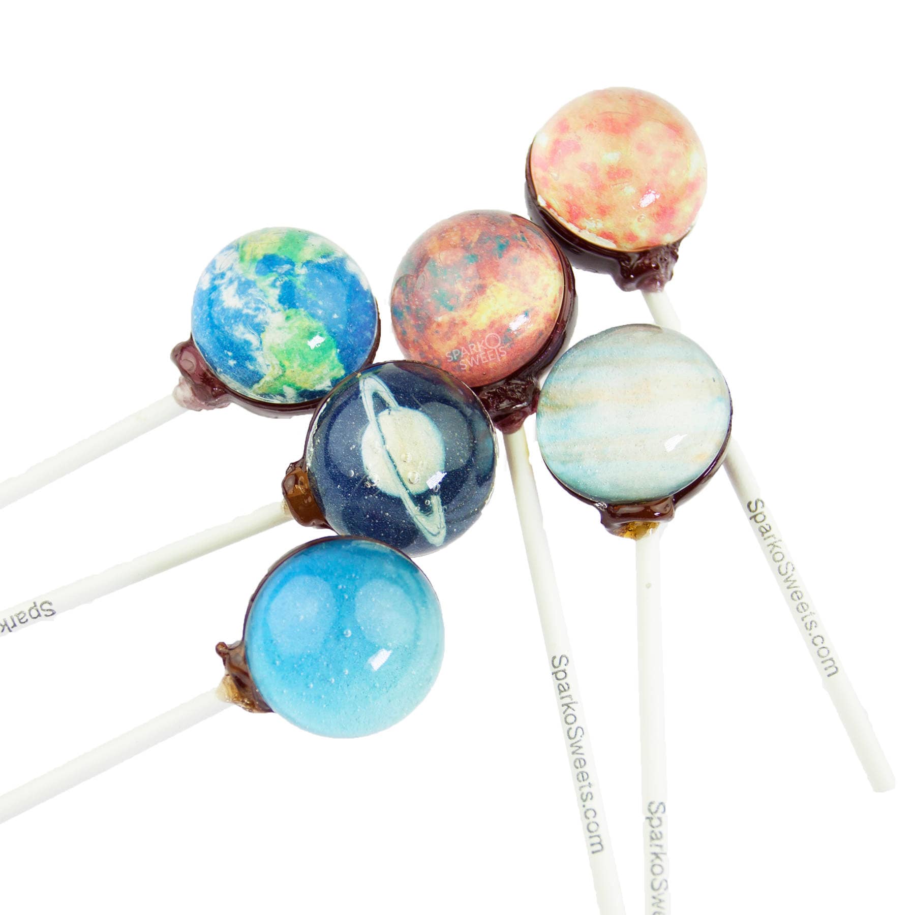 Twinkle Pops Lollipop, Baby Feet Shapes, (Pack of 100 Lollipops), 12 inch  Long Lollipop Stem, Handcrafted in USA, 6 Vibrant Colors, Fruit Flavors