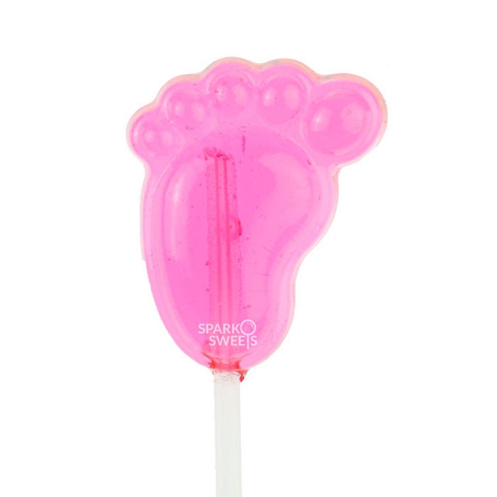 Frosted Baby Feet Lollipop