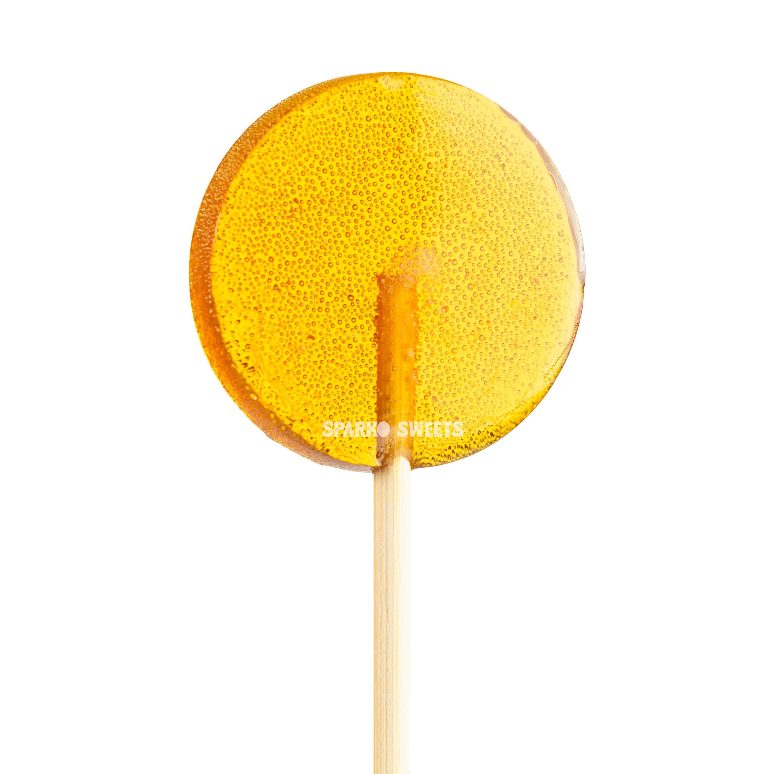 Honey Lollipops, All-Natural, No Corn Syrup, 18 Pieces, Made in LA, Kosher, Sparko Sweets - Tea Stirrer and Natural Cough Soother