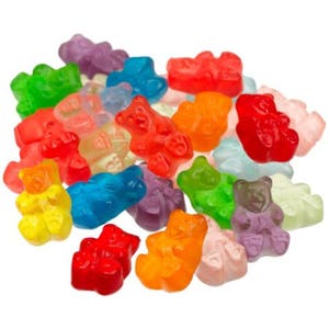 Gourmet Gummy Bears Mixed Flavors - One air-sealed generously handpoured bag. At least 1 pound of Gummies (We usually give more!)