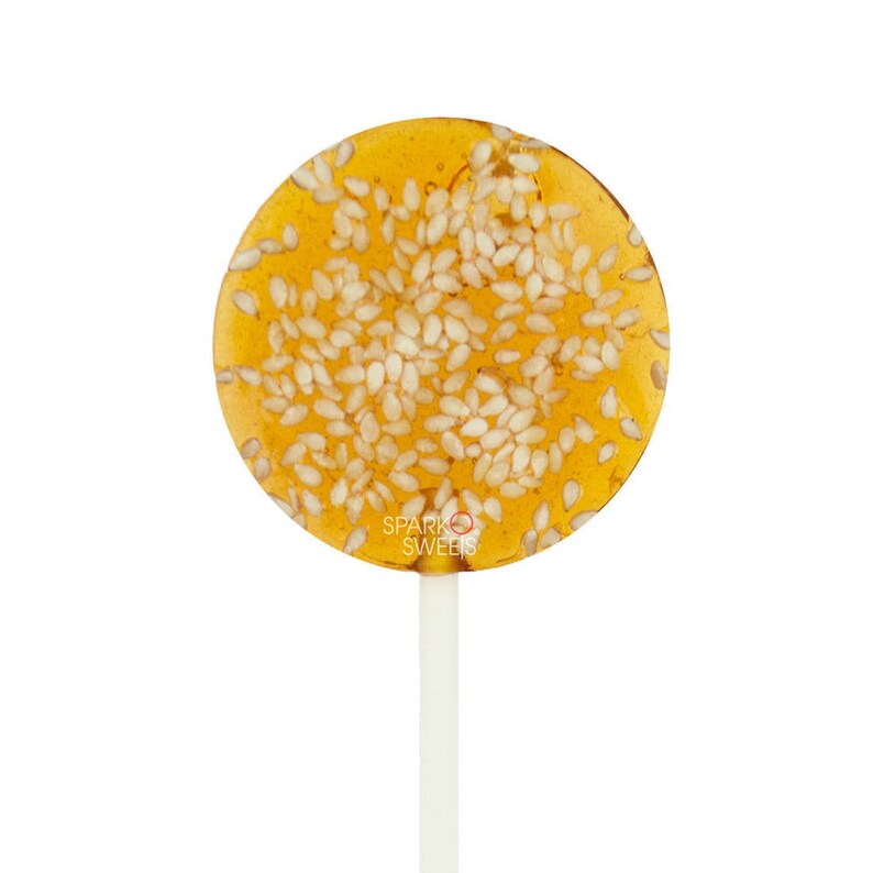 Honey Sesame Handcrafted Lollipops With Organic Honey No Etsy