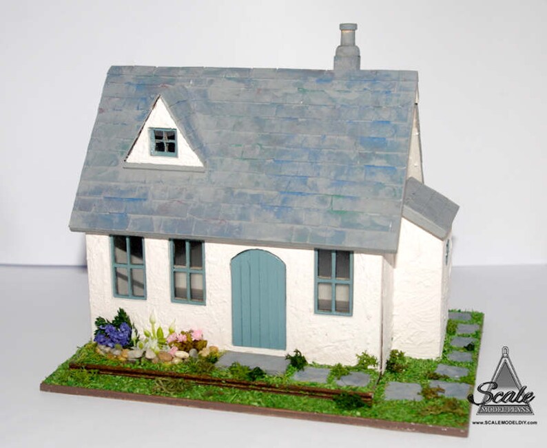 QUARTER SCALE DOLLHOUSE Kit Model Miniature English Cottage Etsy